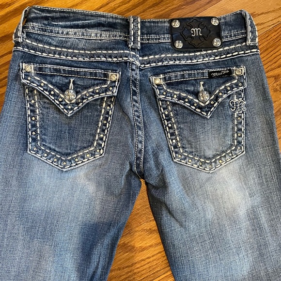 MISS ME JEANS size 27 Bootcut - Picture 2 of 6